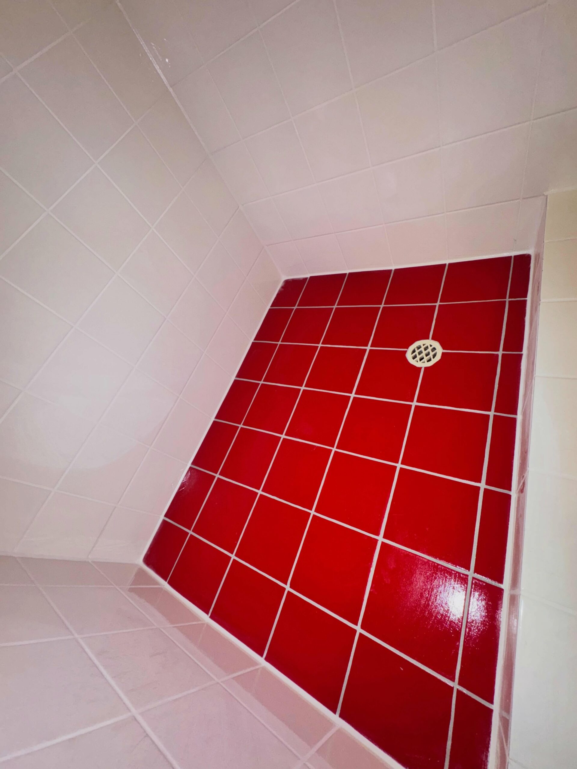 Shower after regrouting in Banjup Perth