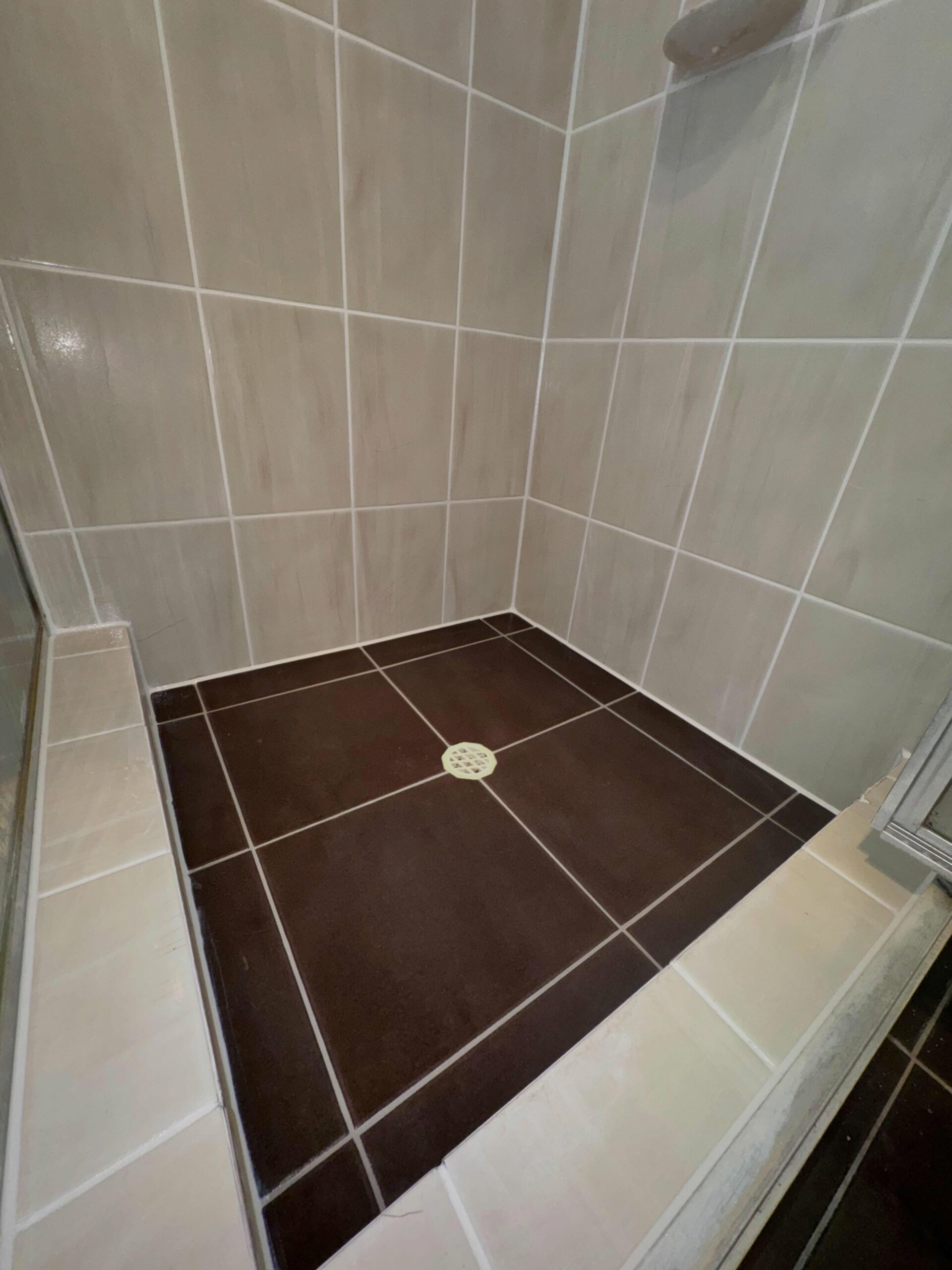Leaking shower in Westminster fully repaired and regrouted by Regrouting Rescue