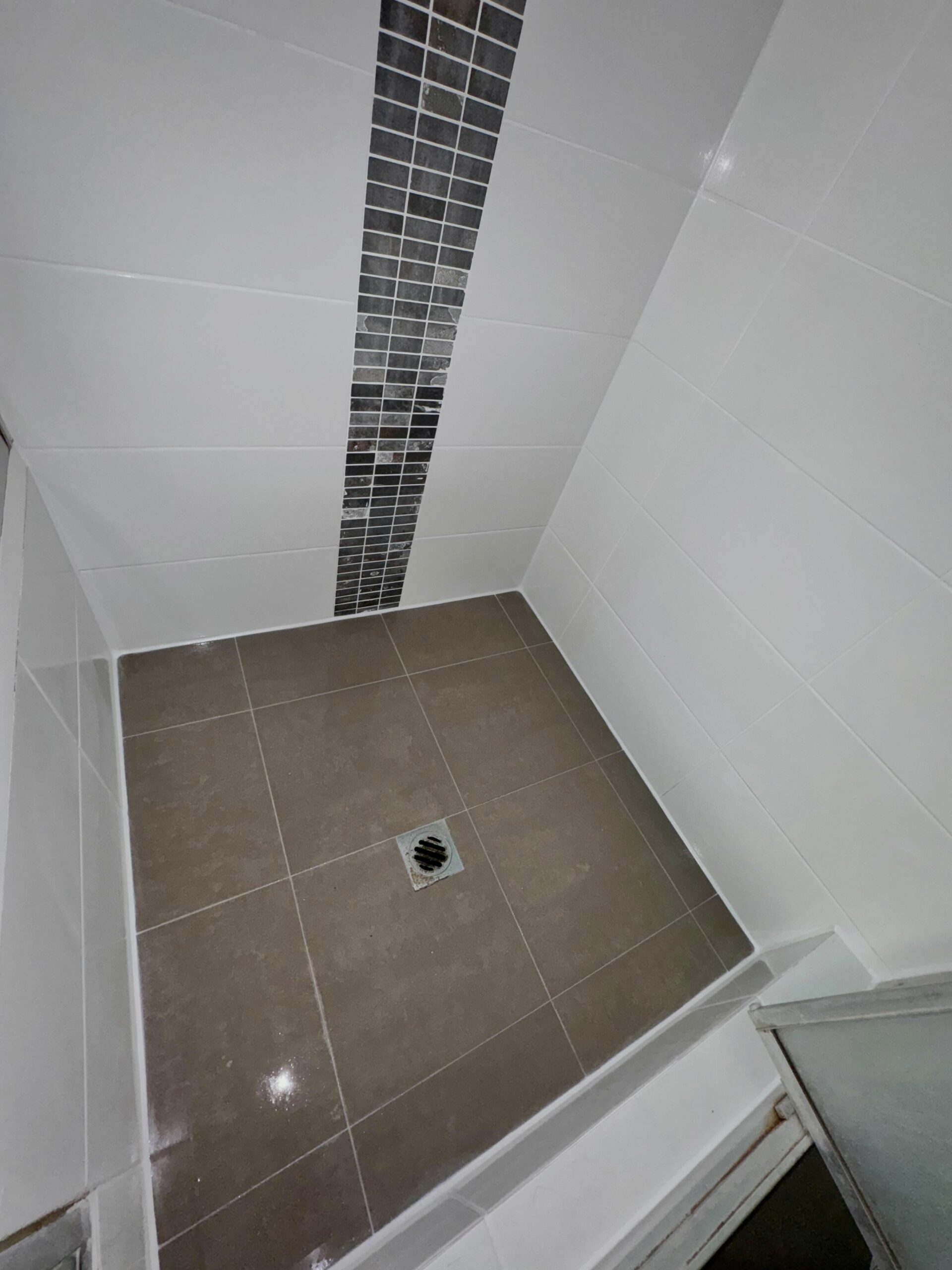 Shower after regrouting in Ocean Reef Perth